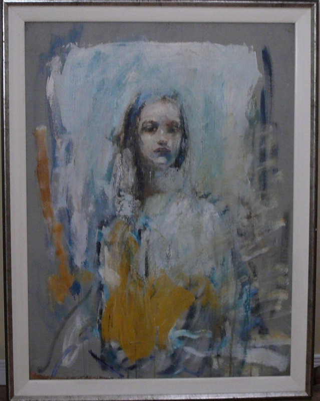 14/46 ( 1St sitting for a portrait. Study Daphne Baring